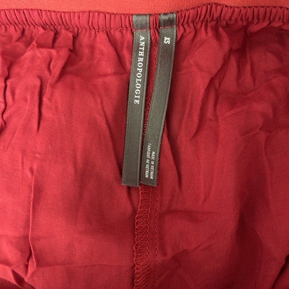 Anthropologie Pink Floral A-Line Skirt NWOT - Picture 4 of 5